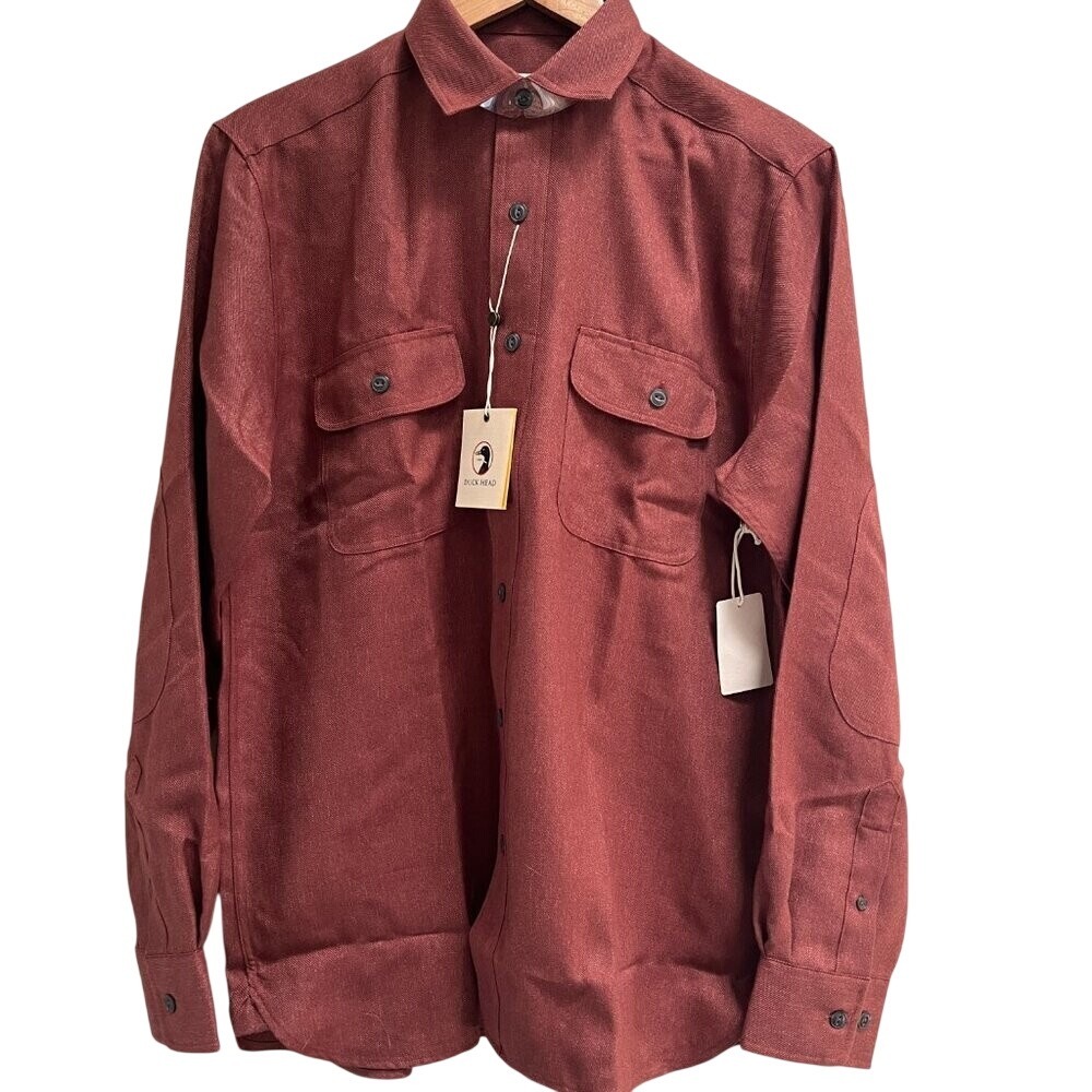 NEW Duck Head Performance Flannel Men's Button Down‎ Shirt Medium